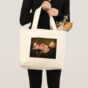 Bolsa Tote Grande Sacola cor-de-rosa empoeirada