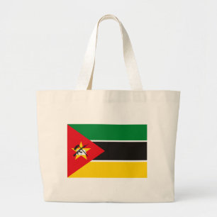 Bolsa Tote Grande Sacola da bandeira de Mozambique