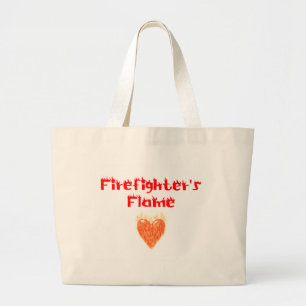 Bolsa Tote Grande Sacola da esposa do sapador-bombeiro