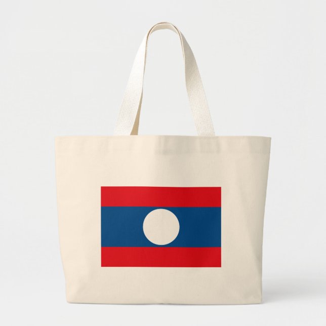 Bolsa Tote Grande Sacola da família de Laos (Frente)