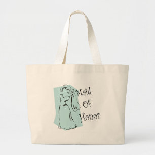 Bolsa Tote Grande Sacola da madrinha de casamento