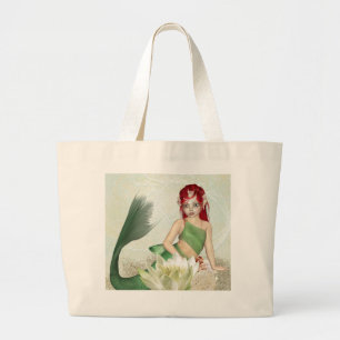 Bolsa Tote Grande Sacola da sereia