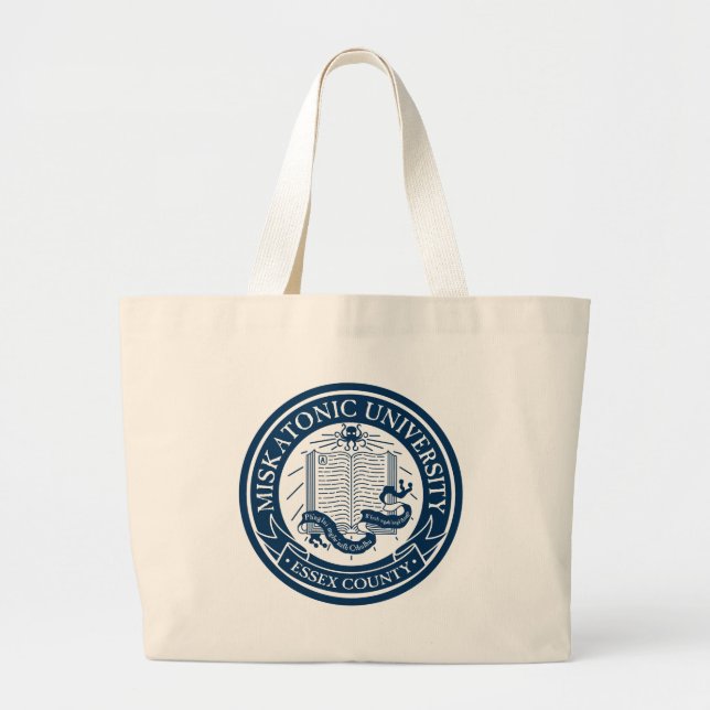 Bolsa Tote Grande Sacola da universidade de Miskatonic (Frente)
