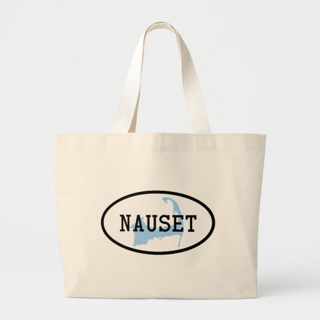 Bolsa Tote Grande Sacola das canvas de Nauset Cape Cod (Frente)