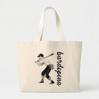 Bolsa Tote Grande sacola de beisebol bardo