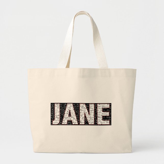 Bolsa Tote Grande Sacola de JANE (Frente)