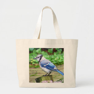 Bolsa Tote Grande Sacola de Jay azul