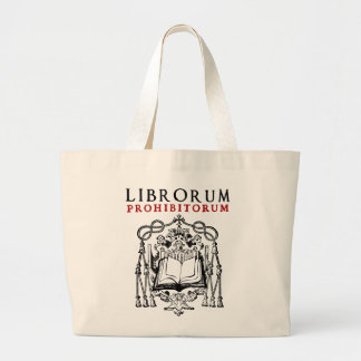 Bolsa Tote Grande Sacola de Librorum Prohibitorum