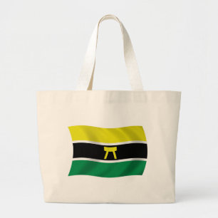 Bolsa Tote Grande Sacola de mão com a bandeira do povo Ashanti