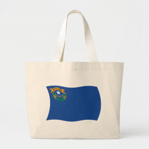 Bolsa Tote Grande Sacola de mão da bandeira de Nevada