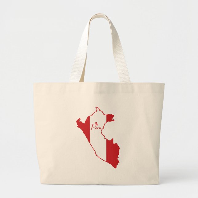 Bolsa Tote Grande Sacola de Peru (Frente)