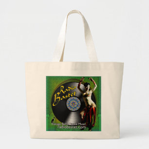 Bolsa Tote Grande Sacola de rádio de Bastet