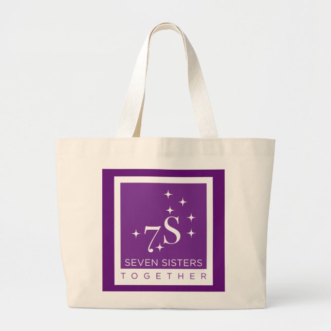 Bolsa Tote Grande Sacola de sete irmãs junto (Frente)