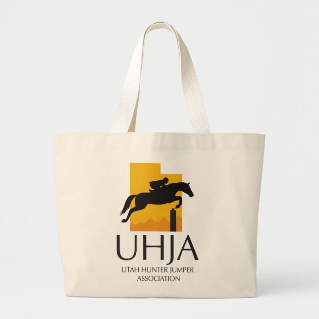 Bolsa Tote Grande Sacola de UHJA (Frente)