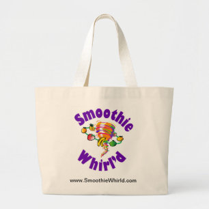 Bolsa Tote Grande Sacola de Whirl'd do Smoothie grande