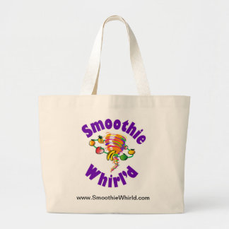 Bolsa Tote Grande Sacola de Whirl'd do Smoothie grande