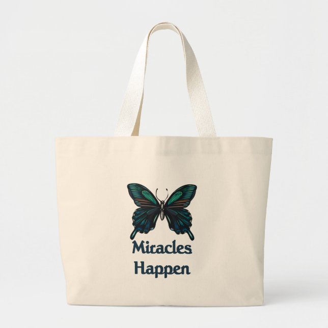 Bolsa Tote Grande Sacola dizendo cristã (Frente)