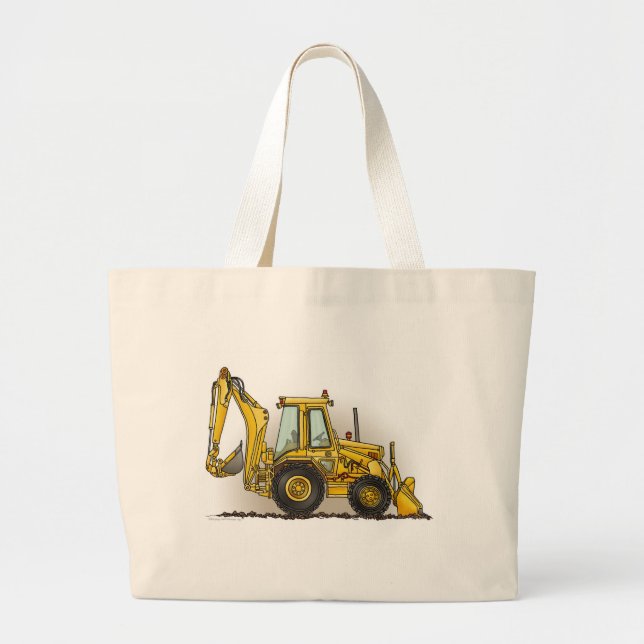 Bolsa Tote Grande Sacola do Backhoe (Frente)