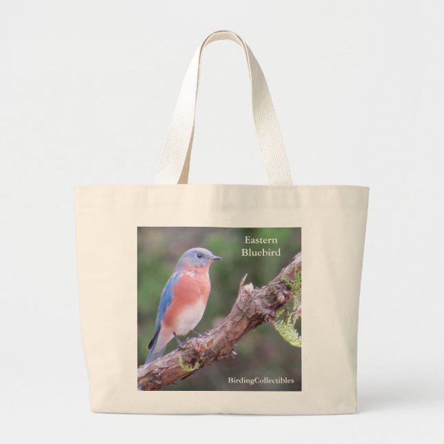 Bolsa Tote Grande Sacola do Bluebird (Frente)