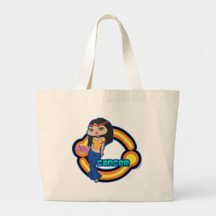 Bolsa Tote Grande Sacola do cancer