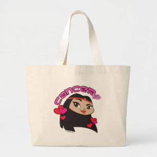 Bolsa Tote Grande Sacola do cancer