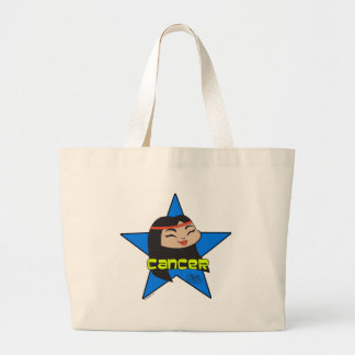 Bolsa Tote Grande Sacola do cancer
