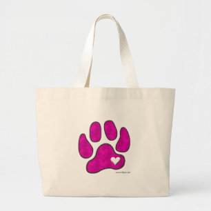 Bolsa Tote Grande Sacola do carregando do amante do animal de