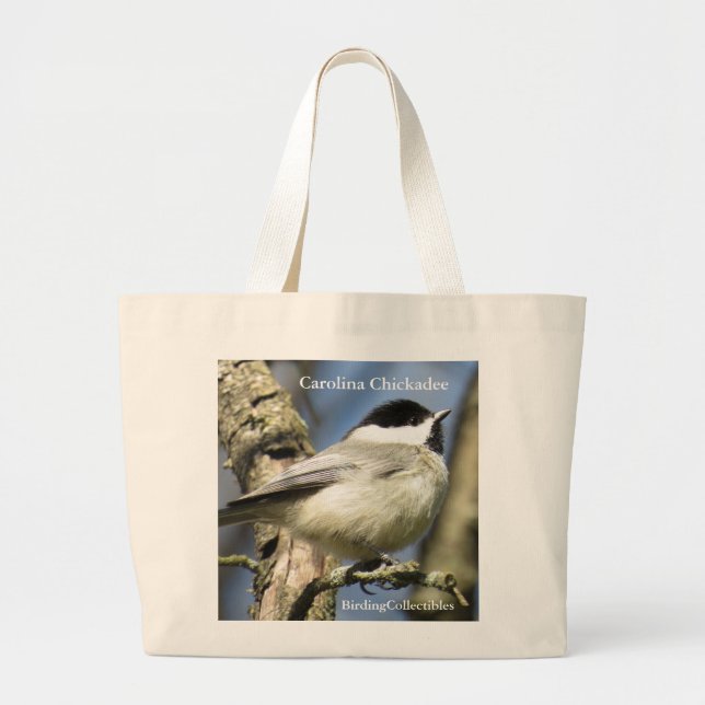 Bolsa Tote Grande Sacola do Chickadee (Frente)