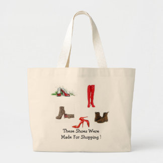 Bolsa Tote Grande Sacola do feriado para as mulheres essas calçados