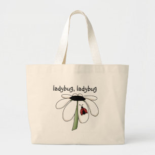 Bolsa Tote Grande Sacola do joaninha do joaninha