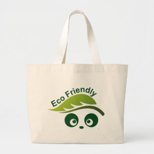 Bolsa Tote Grande Sacola do jumbo de Panda® do amor