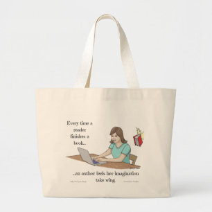 Bolsa Tote Grande Sacola do leitor