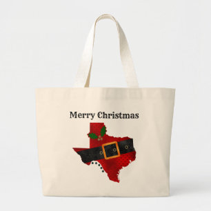 Bolsa Tote Grande Sacola do Natal de Texas