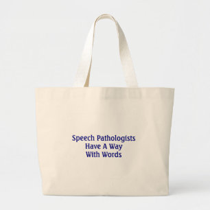 Bolsa Tote Grande Sacola do patologista de discurso