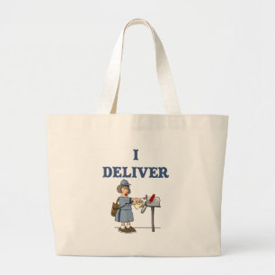 Bolsa Tote Grande Sacola do portador de correio