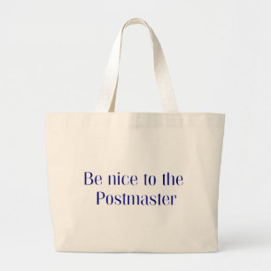 Bolsa Tote Grande Sacola do postmaster