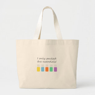 Bolsa Tote Grande Sacola dos óleos essenciais - somente os