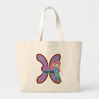Bolsa Tote Grande Sacola dos peixes