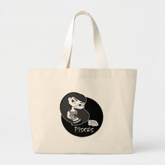 Bolsa Tote Grande Sacola dos peixes