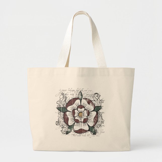 Bolsa Tote Grande Sacola leve cor-de-rosa de Tudor (Frente)