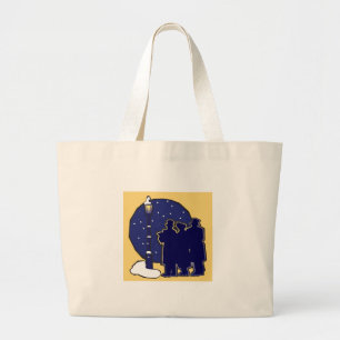 Bolsa Tote Grande Sacola lírica dos Carolers do Victorian