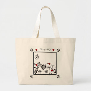 Bolsa Tote Grande Sacola personalizada do joaninha