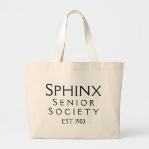 Bolsa Tote Grande Sacola superior da sociedade da esfinge
