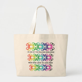 Bolsa Tote Grande Sacola Tote I'M ONE OF MILLIONS