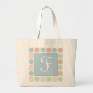 Bolsa Tote Grande Sacolas Monogrammed