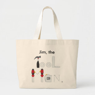 Bolsa Tote Grande Sacos de ferramentas personalizados para ele