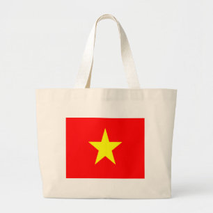Bolsa Tote Grande Sacos de toalha de bandeira do Vietname