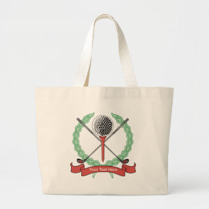 Bolsa Tote Grande Sacos de Tote de Golf Personalizados e Personaliza