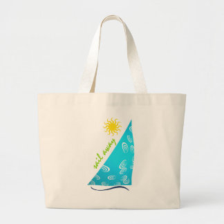 Bolsa Tote Grande Sail Away in turquoise...