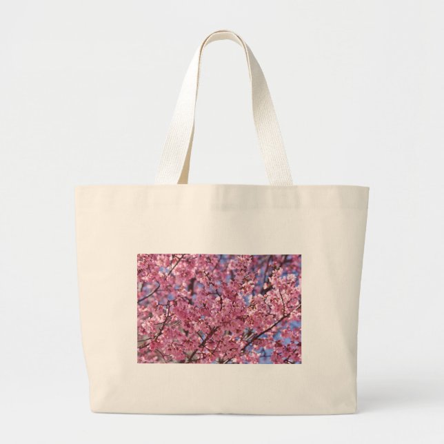 Bolsa Tote Grande Sakura Pink Chersom Sky (Frente)